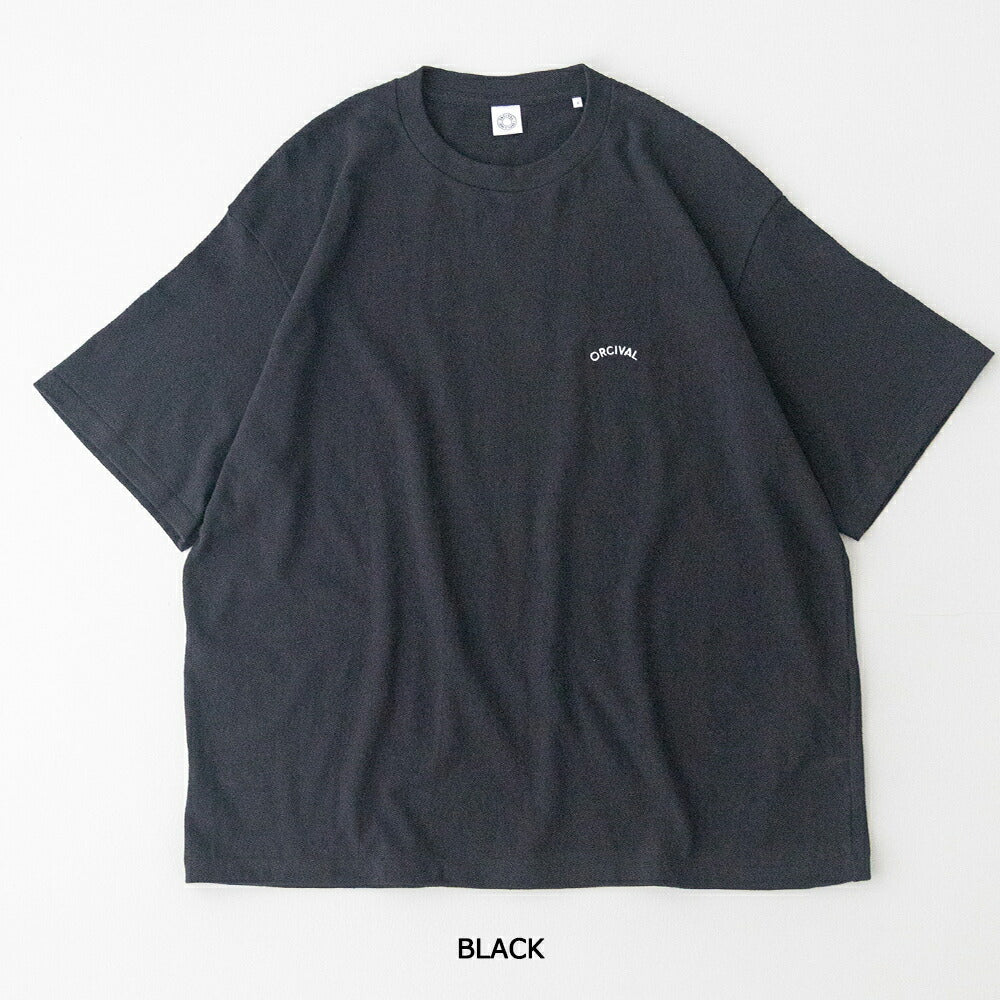 オーシバルアンイーブンジャージー刺繍ショートスリーブTシャツ(OR-C0520TSB)UNEVENJERSEYEMBROIDERYSHORTSLEEVET-SHIRTORCIVAL(メンズ)【2026春夏】*送料無料*【後払い決済不可】*