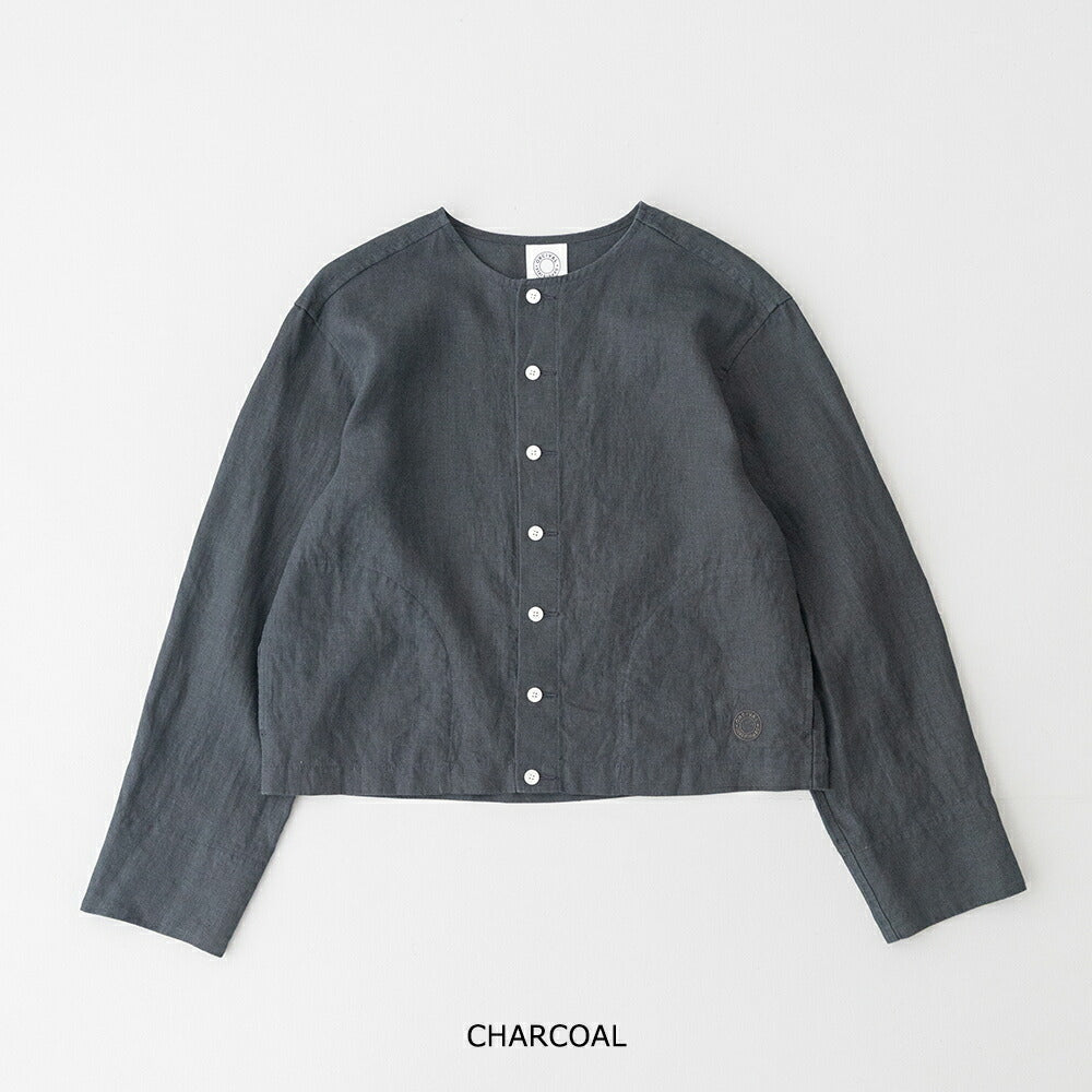 オーシバルリネンクルーネックカーディガン(OR-A0783YLM)40sLINENCLOTHCREWNECKCARDIGANORCIVAL(レディース)【2026春夏】*送料無料*【後払い決済不可】*