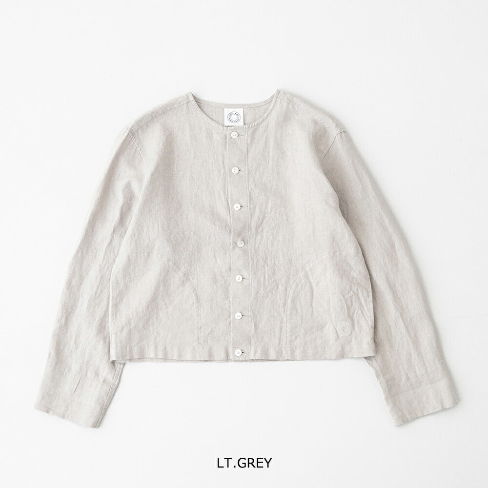 オーシバルリネンクルーネックカーディガン(OR-A0783YLM)40sLINENCLOTHCREWNECKCARDIGANORCIVAL(レディース)【2026春夏】*送料無料*【後払い決済不可】*