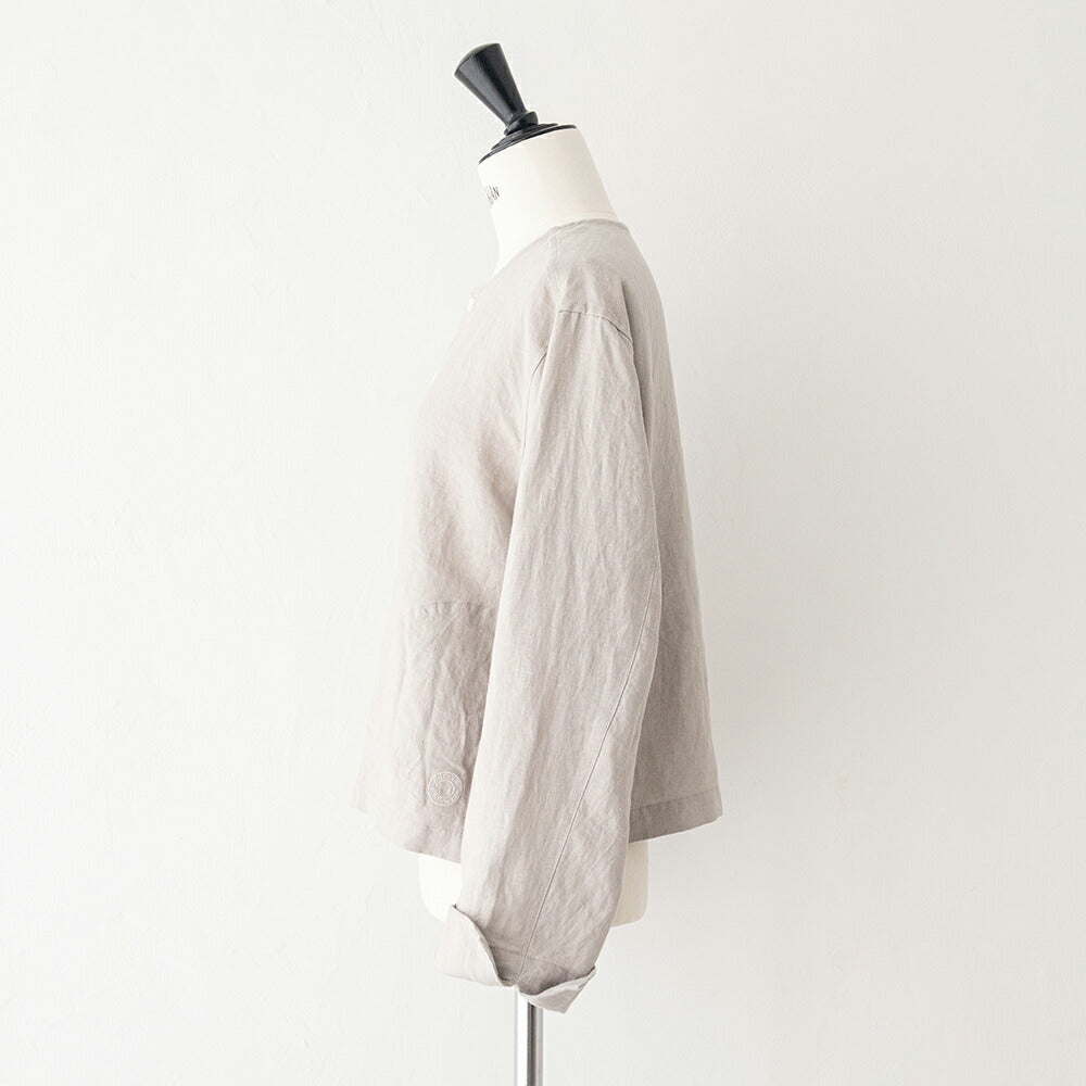 オーシバルリネンクルーネックカーディガン(OR-A0783YLM)40sLINENCLOTHCREWNECKCARDIGANORCIVAL(レディース)【2026春夏】*送料無料*【後払い決済不可】*