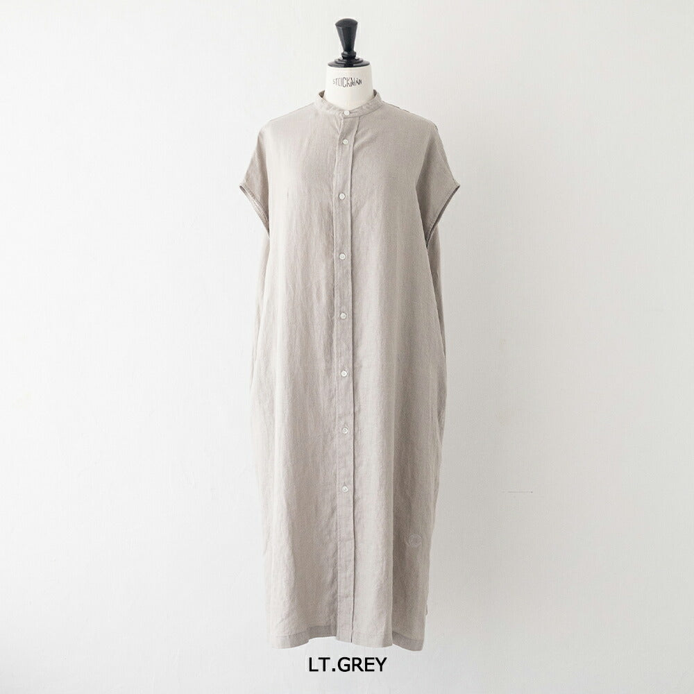 オーシバルリネンスリーブレスドレス(OR-G0094YLM)40sLINENCLOTHSLEEVELESSDRESSORCIVAL(レディース)【2026春夏】*送料無料*【後払い決済不可】*