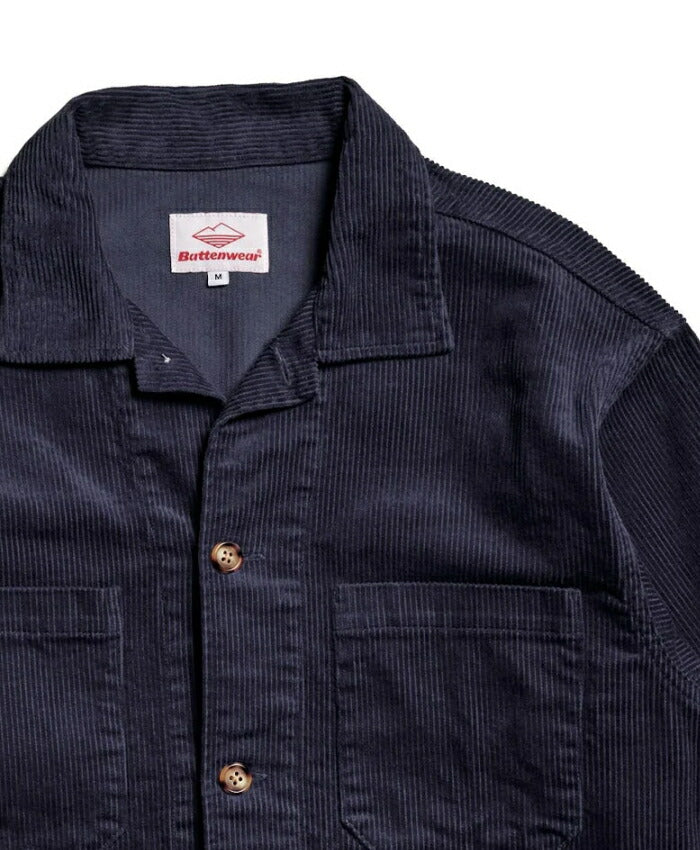 バテンウェアキャニオンシャツジャケット(SHI-011-11-NVY)CanyonShirtJacketBattenwear(メンズ)【2024秋冬】*送料無料*【後払い決済不可】***