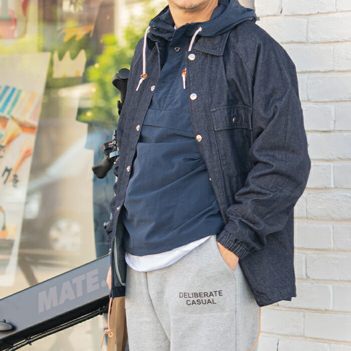 バテンウェア×PLUSUSPPLUSUSP別注DenimBeachBreaker(uspdmbb)Battenwear×PLUSUSP(メンズ)【2025秋冬】*送料無料*【後払い決済不可】*