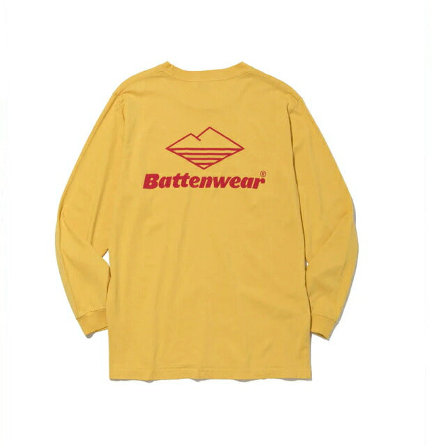 バテンウェアチーム長袖ポケットTシャツ(TEE-021)TeamL/SPocketTeeBattenwear(メンズ)【2023秋冬】*送料無料*【後払い決済不可】【ポイント10倍】期間限定3/2120:00〜3/271:59