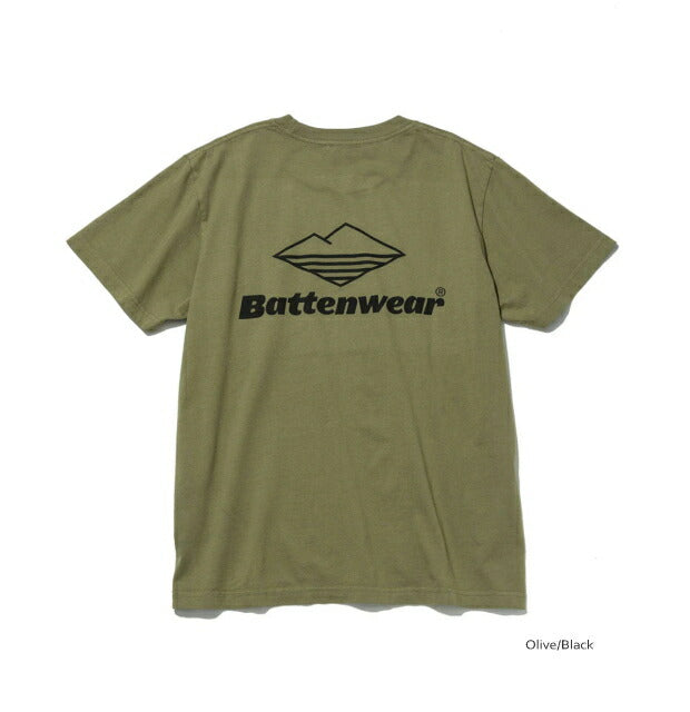 バテンウェアチームポケットTシャツ(TEE-001-26)TeamS/SPocketTeeBattenwear(メンズ)【2024春夏】*送料無料*【後払い決済不可】*