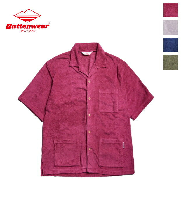 バテンウェアLoungeShirt(SHI-050-39)Battenwear(メンズ)【2024春夏】*送料無料*【後払い決済不可】*
