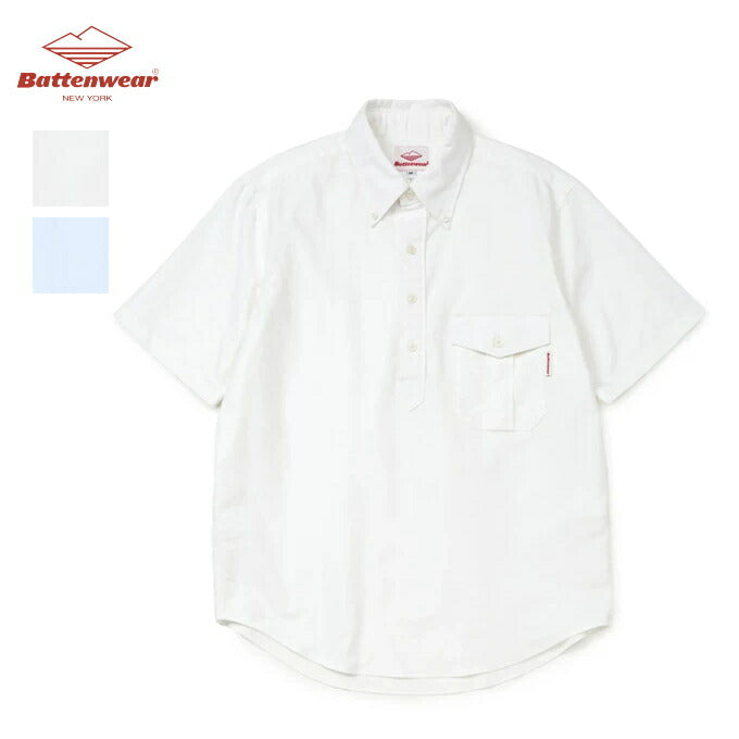 バテンウェアCottonOxfordSportPullover(30226SV)Battenwear(メンズ)【2026春夏】*送料無料*【後払い決済不可】*
