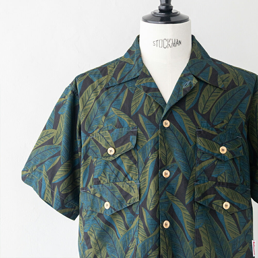 バテンウェア×ポストオーバーオールズCottonPrintedBroadClothT&CShirts(323026SV)BattenwearxPostO'Alls(メンズ)【2026春夏】*送料無料*【後払い決済不可】*