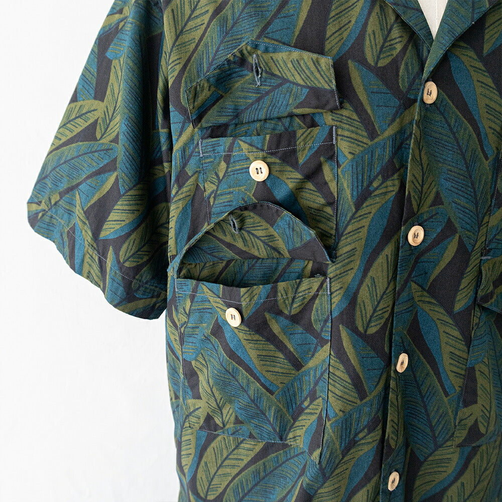 バテンウェア×ポストオーバーオールズCottonPrintedBroadClothT&CShirts(323026SV)BattenwearxPostO'Alls(メンズ)【2026春夏】*送料無料*【後払い決済不可】*
