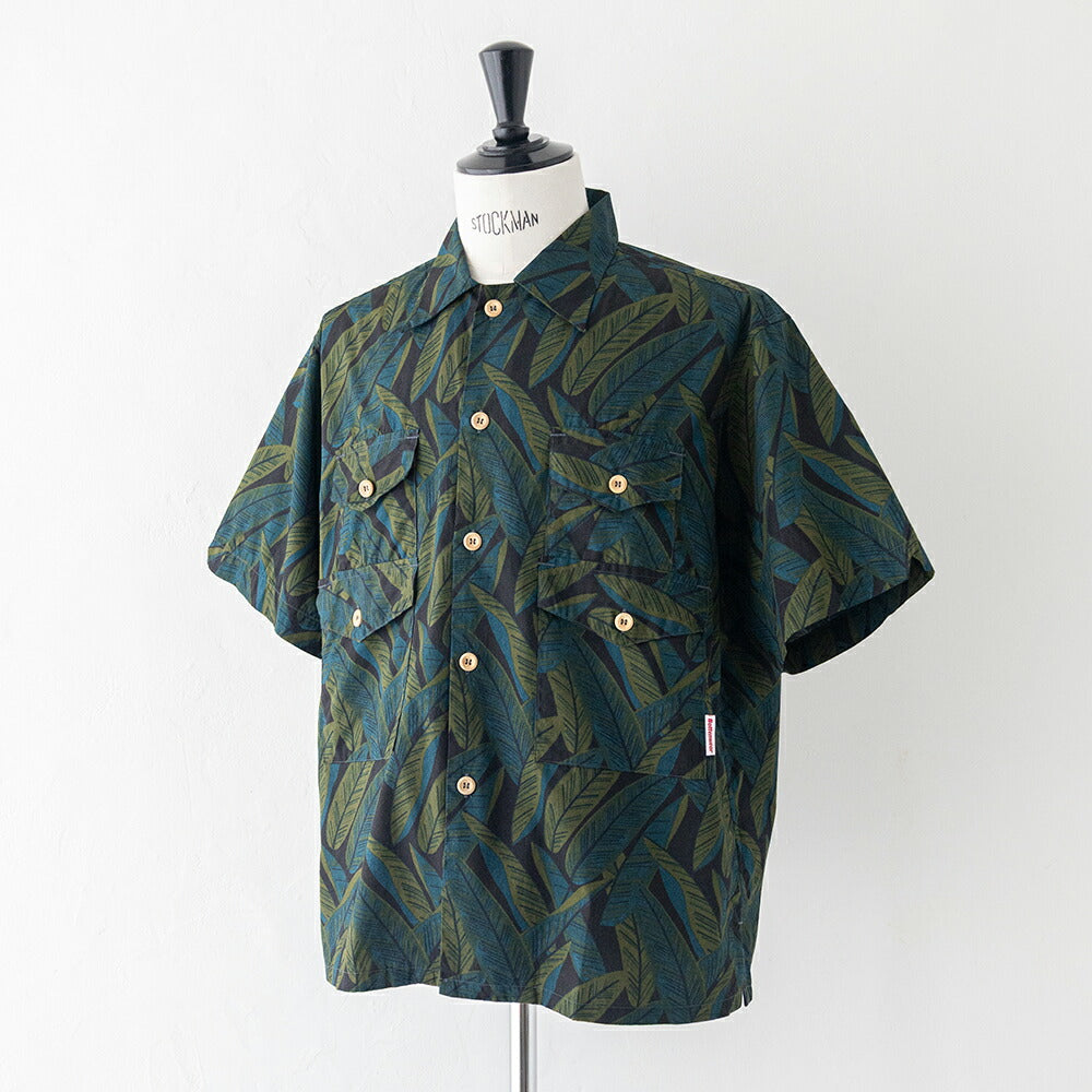 バテンウェア×ポストオーバーオールズCottonPrintedBroadClothT&CShirts(323026SV)BattenwearxPostO'Alls(メンズ)【2026春夏】*送料無料*【後払い決済不可】*