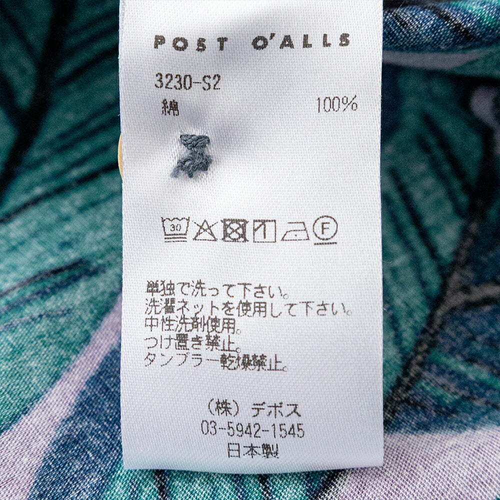 バテンウェア×ポストオーバーオールズCottonPrintedBroadClothT&CShirts(323026SV)BattenwearxPostO'Alls(メンズ)【2026春夏】*送料無料*【後払い決済不可】*