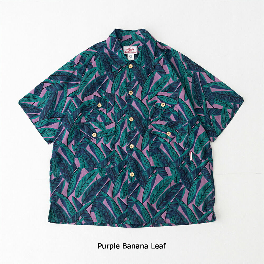 バテンウェア×ポストオーバーオールズCottonPrintedBroadClothT&CShirts(323026SV)BattenwearxPostO'Alls(メンズ)【2026春夏】*送料無料*【後払い決済不可】*
