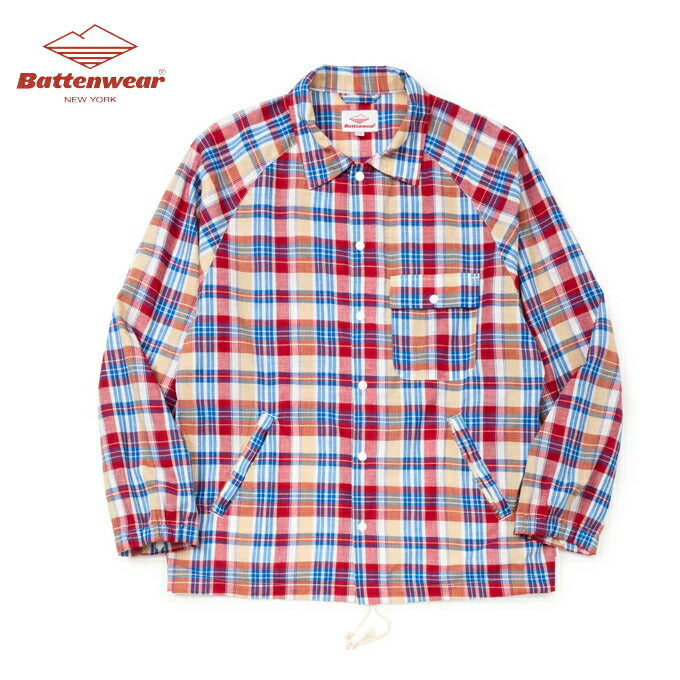バテンウェアIndianMadrasBeachBreaker(10126SV)IndianMadrasBeachBreakerBattenwear(メンズ)【2026春夏】*送料無料*【後払い決済不可】*