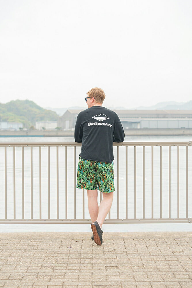 バテンウェアCottonPrintedBroadClothActiveLazyShorts(40426SV)Battenwear(メンズ)【2026春夏】*送料無料*【後払い決済不可】*