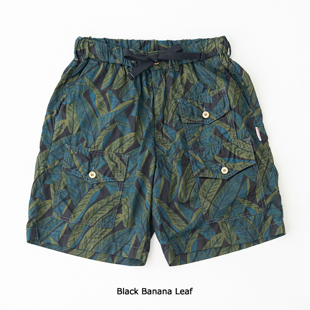 バテンウェア×ポストオーバーオールズCottonPrintedBroadClothT&CShorts(3322S26S)BattenwearxPostO'Alls(メンズ)【2026春夏】*送料無料*【後払い決済不可】*