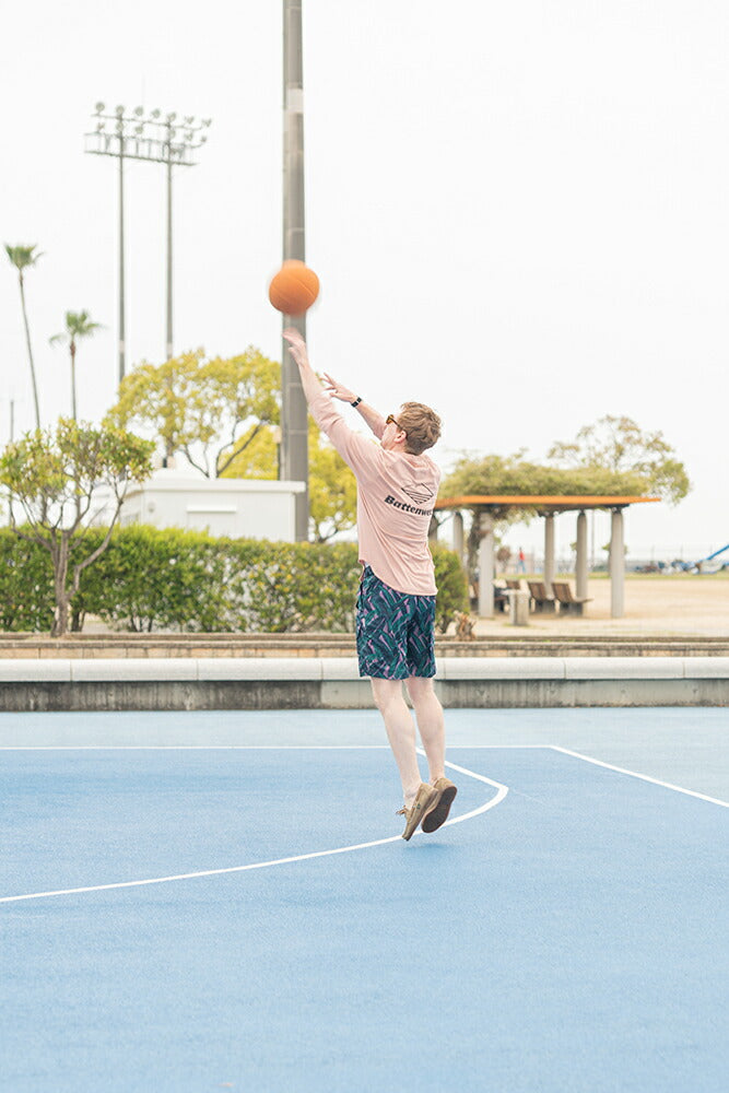 バテンウェア×ポストオーバーオールズCottonPrintedBroadClothT&CShorts(3322S26S)BattenwearxPostO'Alls(メンズ)【2026春夏】*送料無料*【後払い決済不可】*