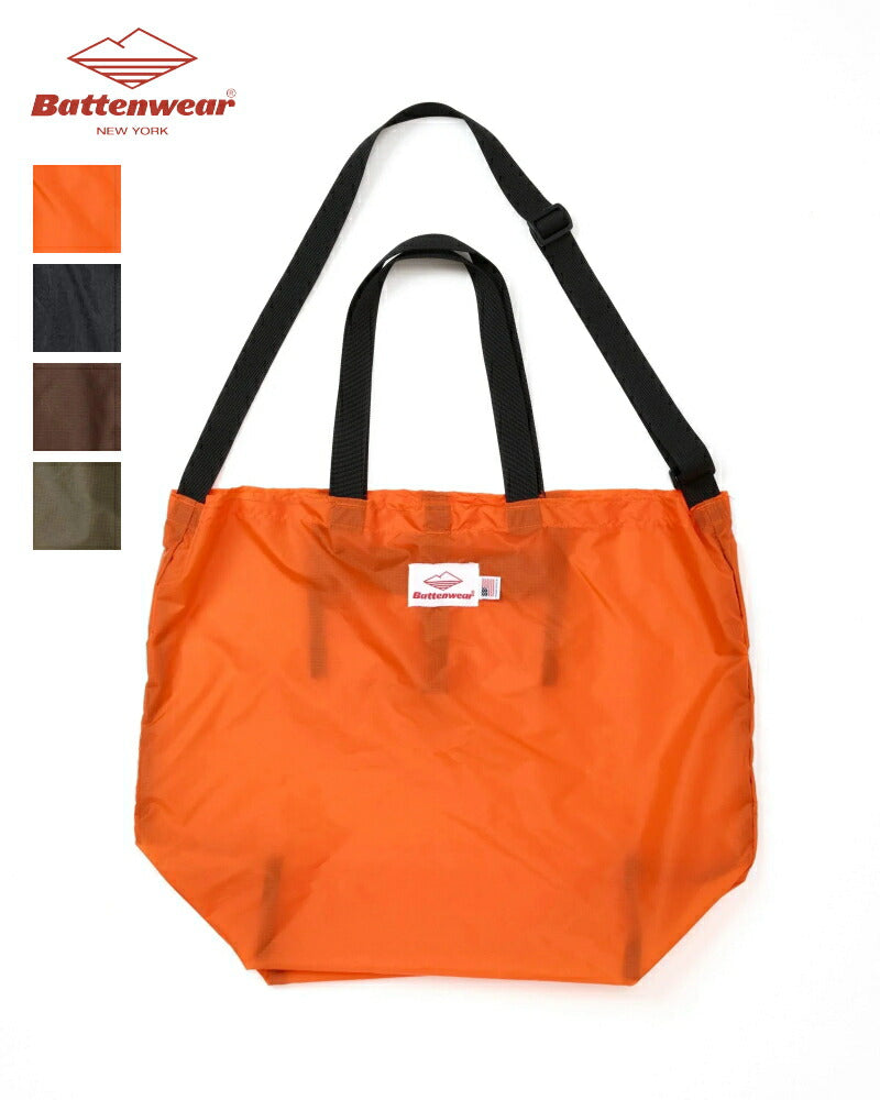 バテンウェア1.1ozSilNylonPackableTote(60726SVNLN)Battenwear(バッグ)【2026春夏】*送料無料*【後払い決済不可】*