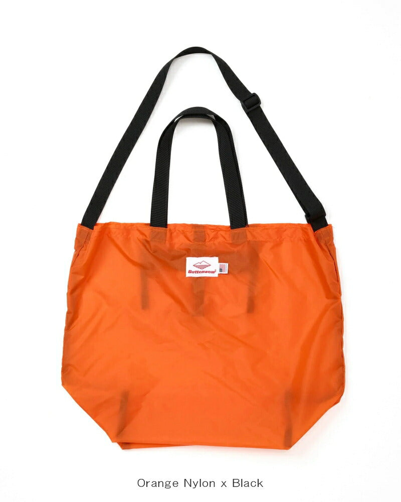 バテンウェア1.1ozSilNylonPackableTote(60726SVNLN)Battenwear(バッグ)【2026春夏】*送料無料*【後払い決済不可】*