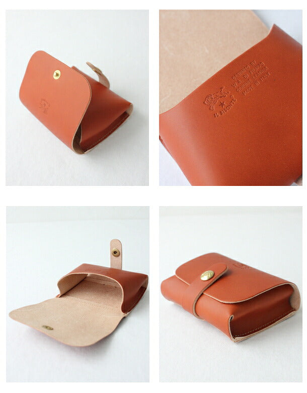 イル ビゾンテ レザーカードケース  (5432404393)  Leather Card Case IL BISONTE *ゆうパケット不可* *