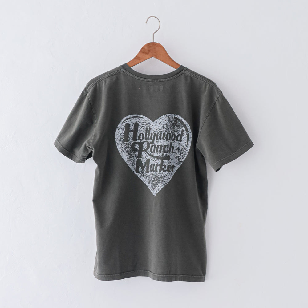 ハリウッドランチマーケット <br>ハートイン HRMクラックプリント <br>ショートスリーブTシャツ <br>(1019338)  <br>HOLLYWOOD RANCH MARKET(レディース/メンズ) <br>【2026春夏】