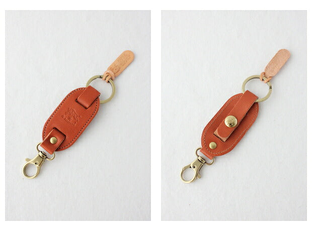 イルビゾンテ  レザー キーホルダー  (5412305350)  Leather Key Holder  IL BISONTE(小物)  *メール便可/送料無料* *
