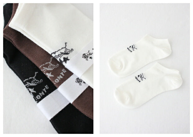 イルビゾンテ  スニーカーソックス  (54192309880)  BASIC SNEAKER SOCKS  IL BISONTE(ソックス)   *メール便可*