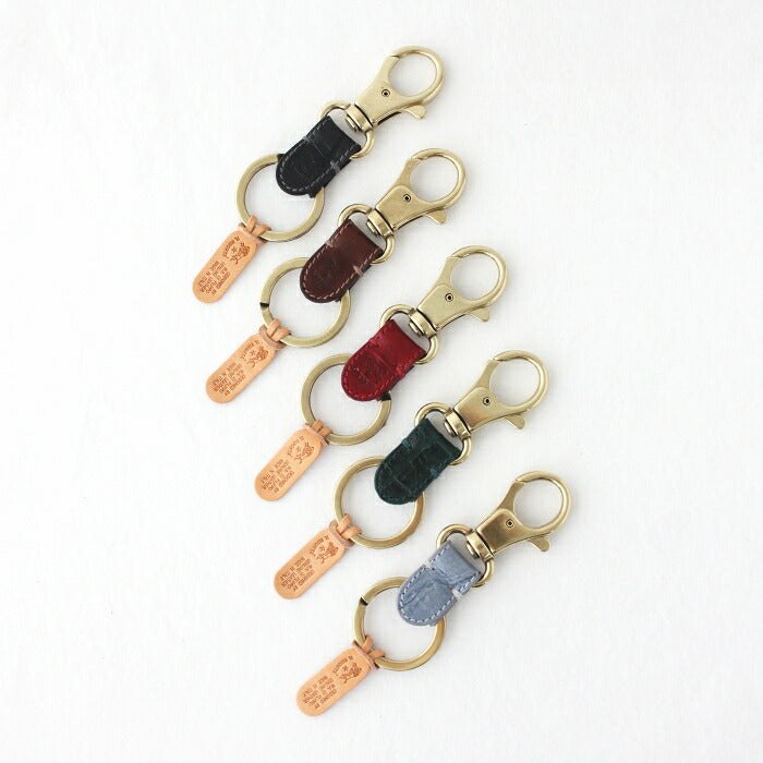 イルビゾンテ  レザーキーホルダー (5402305350)  Leather Key Holder  IL BISONTE(小物)  *メール便可/送料無料* *