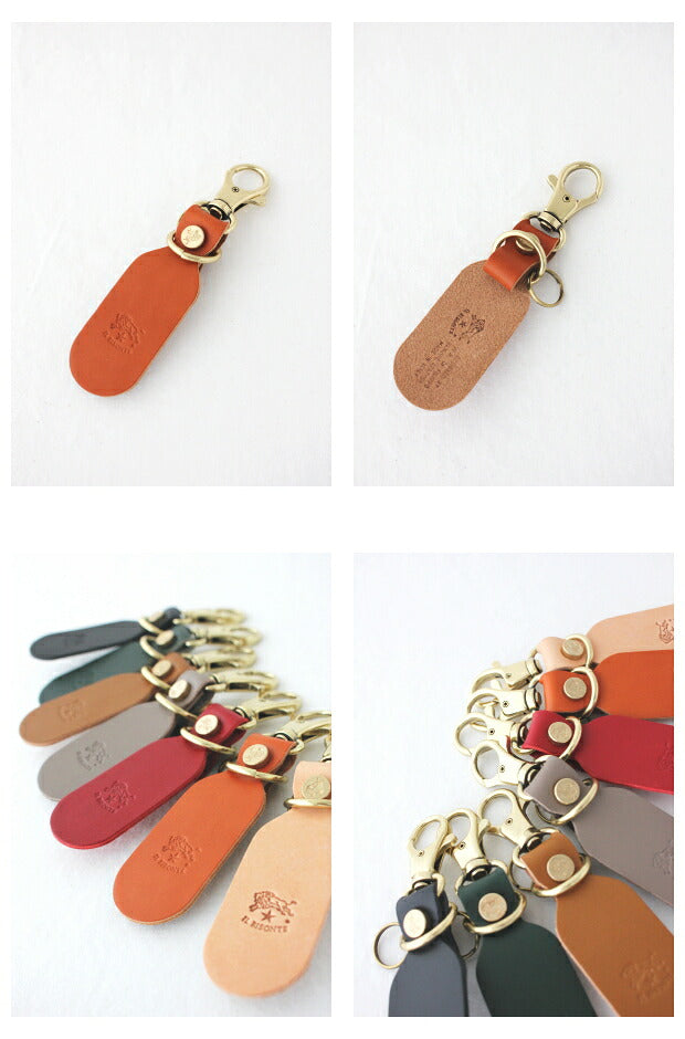 イルビゾンテ  レザー キーホルダー  (5442409150)  Leather Key Holder  IL BISONTE(小物)  *メール便可/送料無料* *