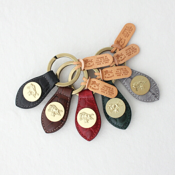 イルビゾンテ  レザー キーホルダー (5432409250)  Leather Key Holder  IL BISONTE(小物)