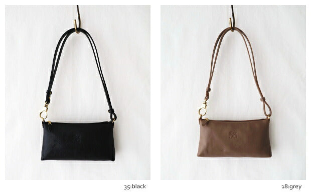 イルビゾンテ  レザーショルダーバッグ  (5442302111)  Leather Shoulder Bag  IL BISONTE(バッグ) br>*送料無料* *