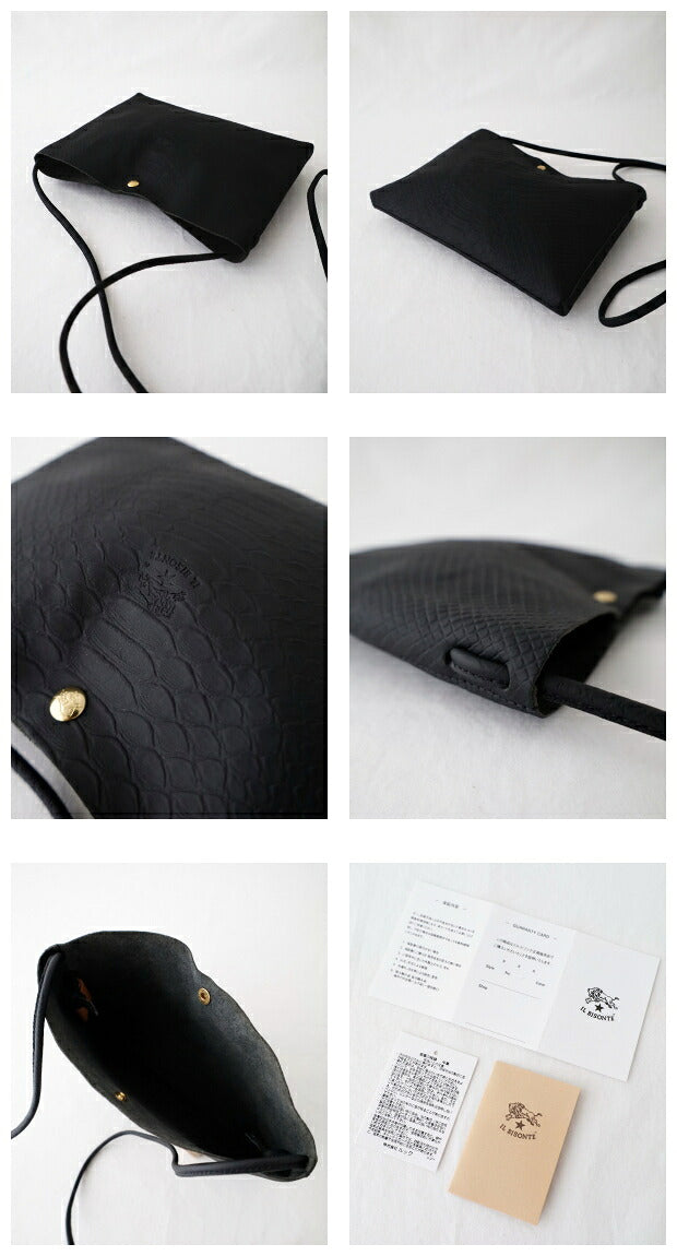 イルビゾンテ  クロスボディバッグ  (54222308311)  Leather Shoulder Bag  IL BISONTE(バッグ)