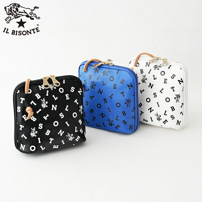 イルビゾンテ  クロスボディバッグ  (54232308211)  Leather Shoulder Bag  IL BISONTE(バッグ)