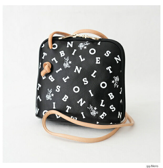 イルビゾンテ  クロスボディバッグ  (54232308211)  Leather Shoulder Bag  IL BISONTE(バッグ)