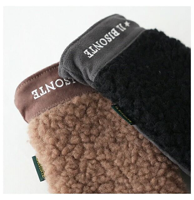 イルビゾンテ  グローブ  (54232309582)  FLEECE MITON  IL BISONTE(小物)
