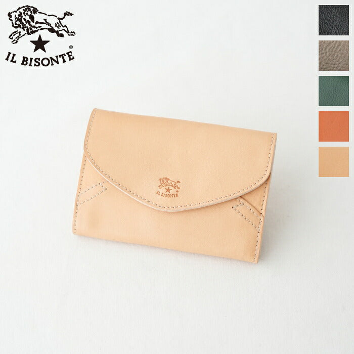 イルビゾンテ  ミディアムウォレット  (54232309241)  Leather Wallet  IL BISONTE(財布)
