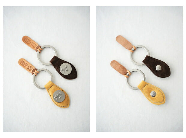 イルビゾンテ  キーリング  (54232309550)  Suede Leather Key Holder  IL BISONTE(小物)