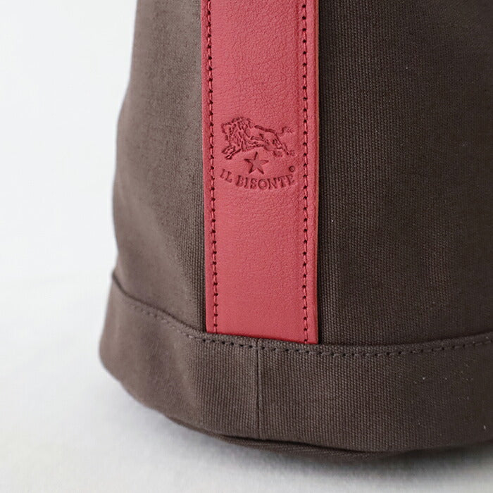 イルビゾンテ  ハンドバッグ  (54242309127)  Leather Canvas Tote Bag   IL BISONTE(バッグ)