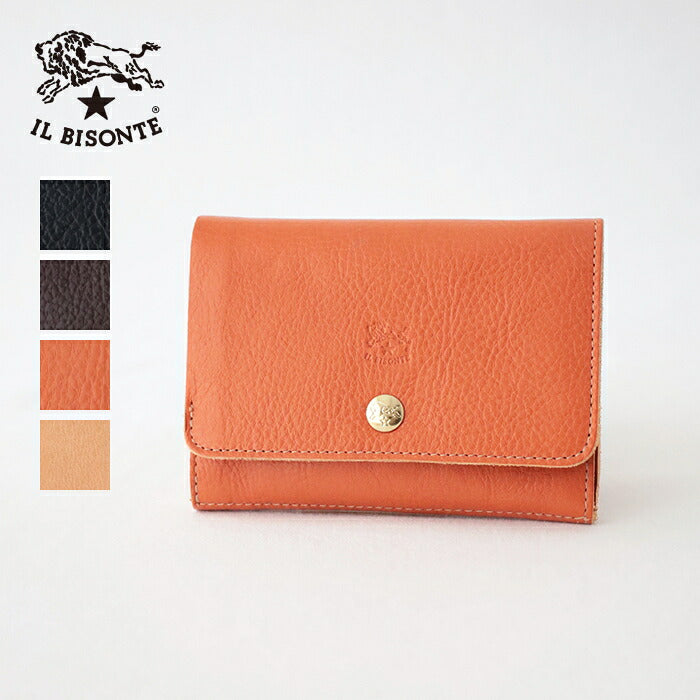 イルビゾンテ  ミディアムウォレット  (5432300240)  Leather Wallet  IL BISONTE(財布)