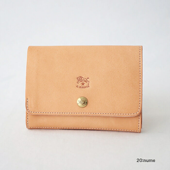 イルビゾンテ  ミディアムウォレット  (5432300240)  Leather Wallet  IL BISONTE(財布)