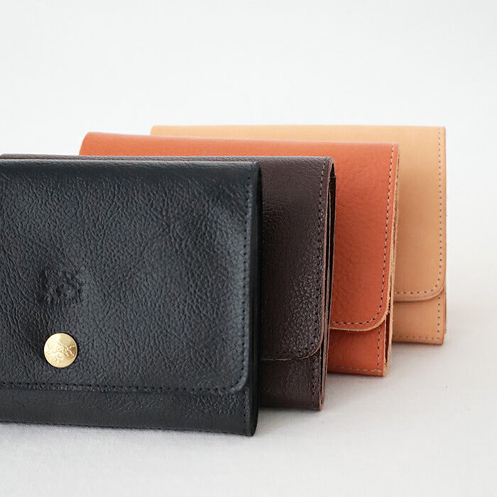 イルビゾンテ  ミディアムウォレット  (5432300240)  Leather Wallet  IL BISONTE(財布)