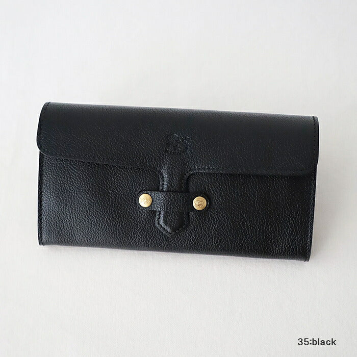 イルビゾンテ  ロングウォレット  (54242309140)  Leather Long Wallet  IL BISONTE(財布)