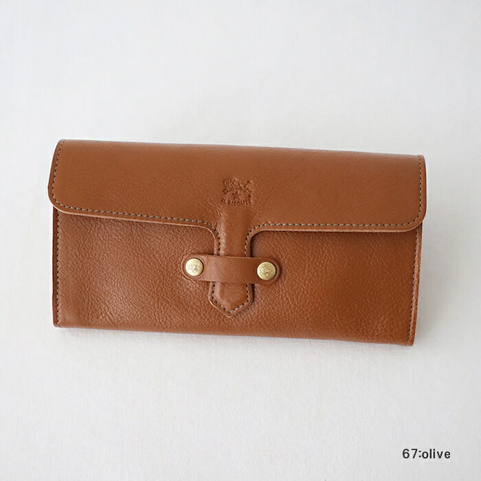イルビゾンテ  ロングウォレット  (54242309140)  Leather Long Wallet  IL BISONTE(財布)