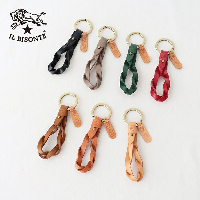 イルビゾンテ  キーリング  (54242309150)  Leather Key Holder  IL BISONTE(小物)