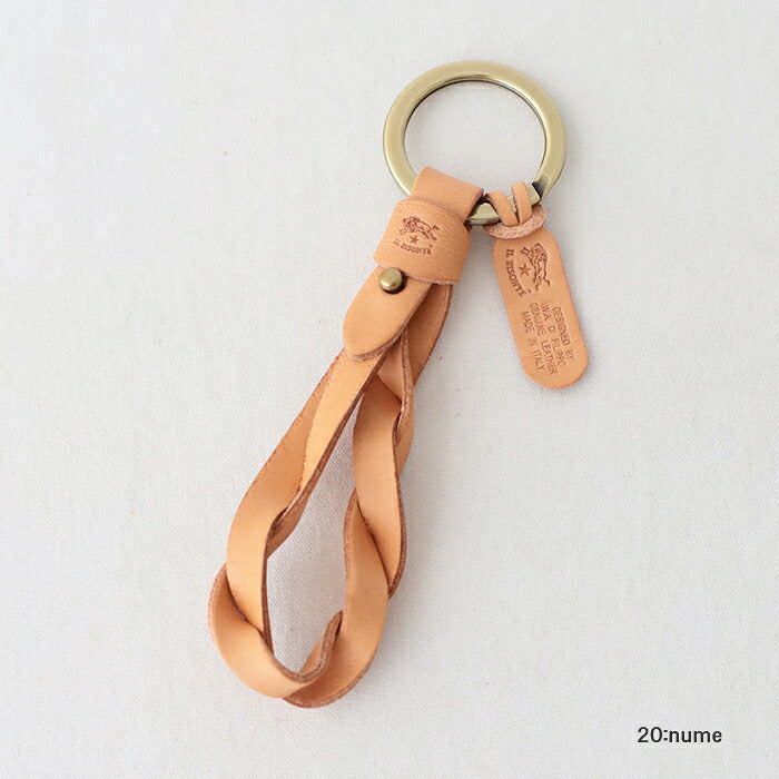 イルビゾンテ  キーリング  (54242309150)  Leather Key Holder  IL BISONTE(小物)