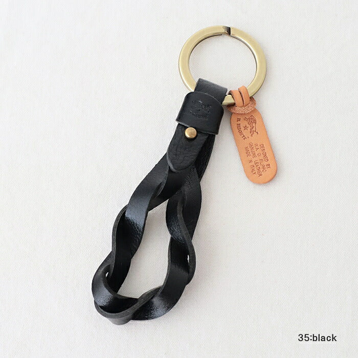 イルビゾンテ  キーリング  (54242309150)  Leather Key Holder  IL BISONTE(小物)