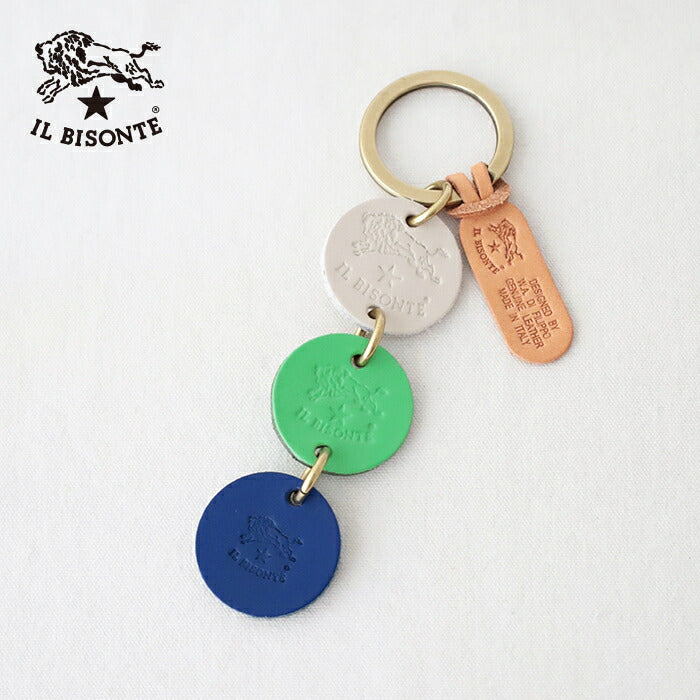 イルビゾンテ  キーリング  (54242309650)  Leather Key Holder  IL BISONTE(小物)