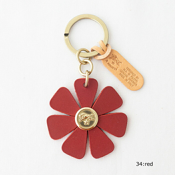イルビゾンテ  キーリング  (54252305250)  Leather Key Holder  IL BISONTE(小物)