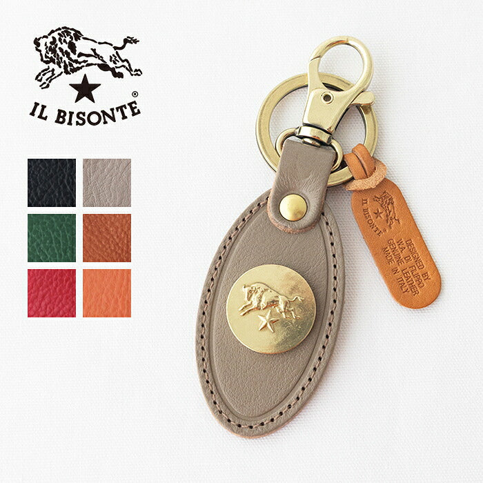 イルビゾンテ  キーリング  (54252309250)  Leather Key Holder  IL BISONTE(小物)