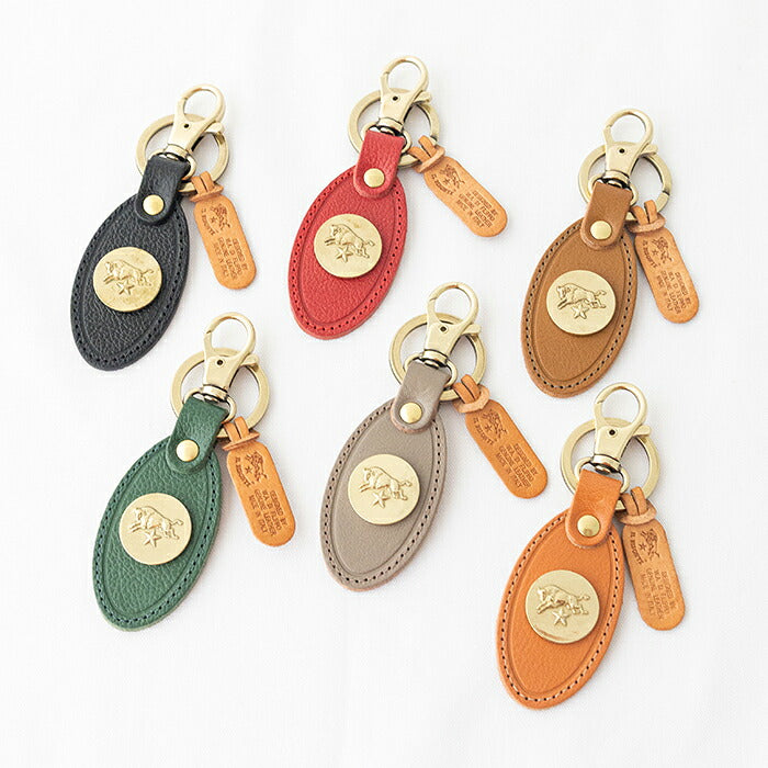 イルビゾンテ  キーリング  (54252309250)  Leather Key Holder  IL BISONTE(小物)