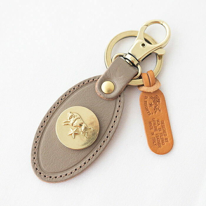 イルビゾンテ  キーリング  (54252309250)  Leather Key Holder  IL BISONTE(小物)